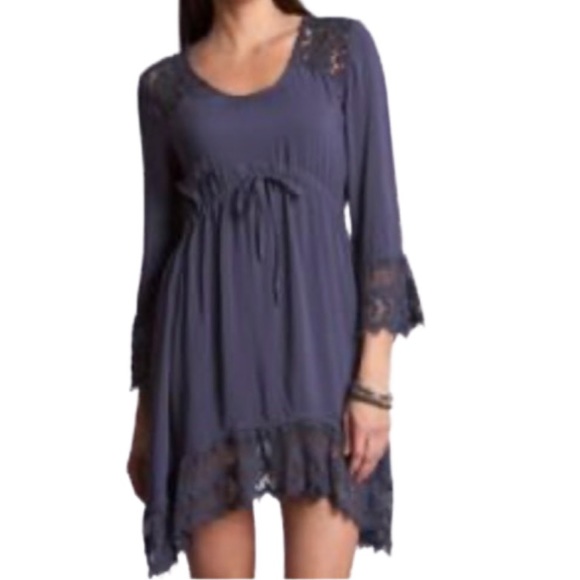 MONORENO Crochet Detail Tie Front Dress. EUC. - Picture 3 of 11